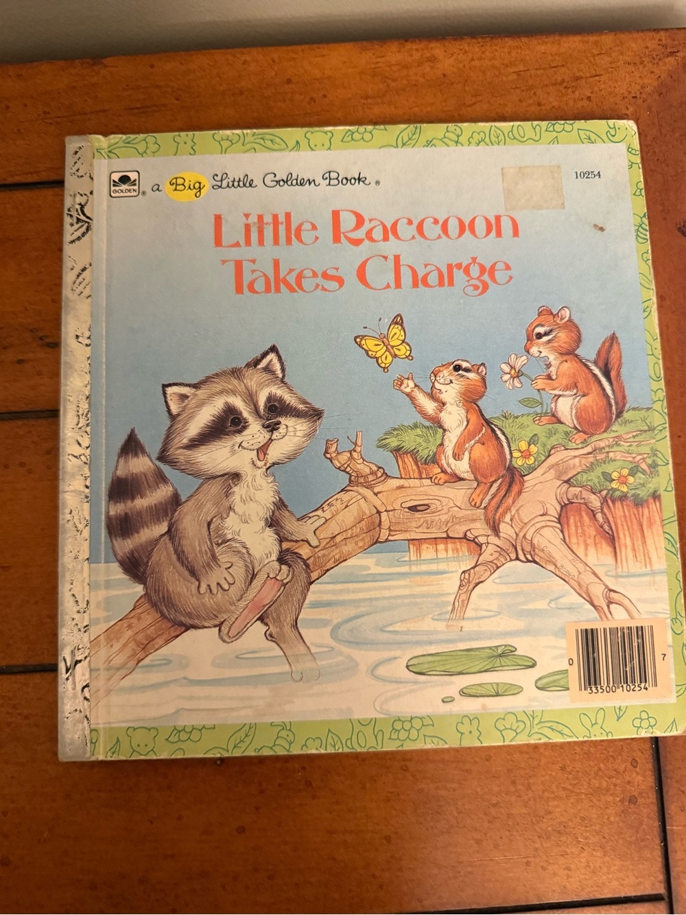 Vintage Little Raccoon Takes Charge Big Little Golden Book